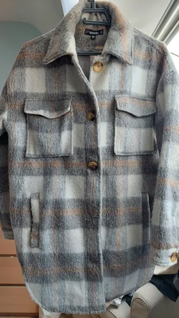 Veste chemise carreaux Missguided