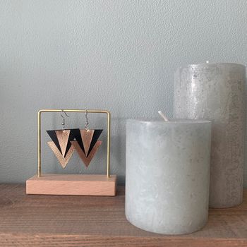 Boucles d’oreilles géométriques