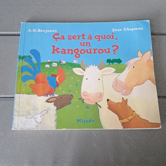 Bd enfant Ça sert à quoi un kangourou ? Jane Chapman A. H Benjamin Mijade