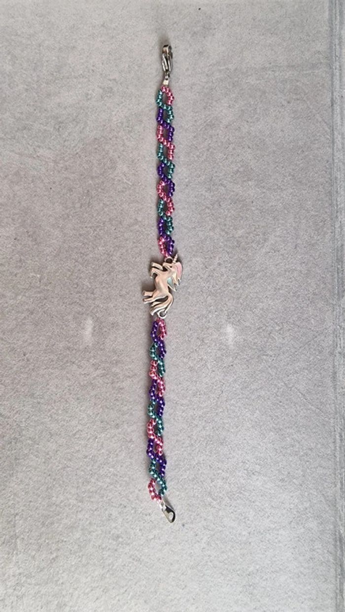 Bracelet multicolore licorne - photo numéro 4