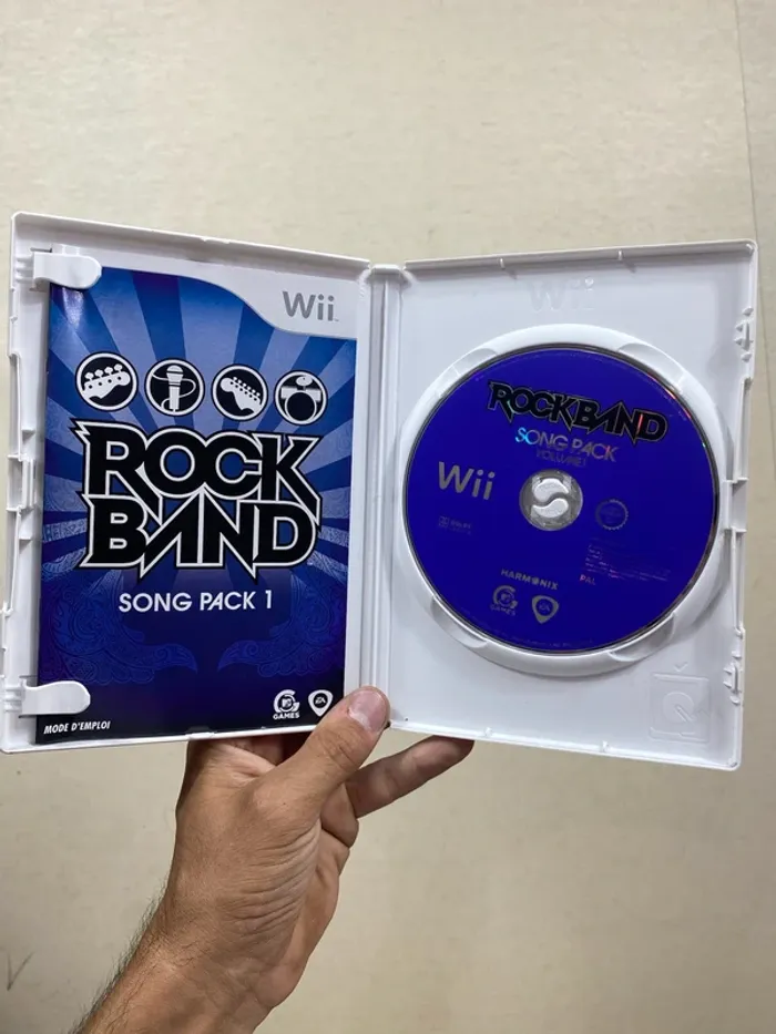 🎸 Rock Band Song Pack 1 – Nintendo Wii (complet, version PAL FR) - photo numéro 3