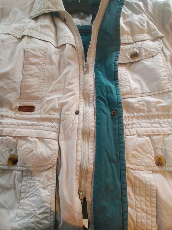 Veste blouson homme T 46 beige et vert - photo numéro 19