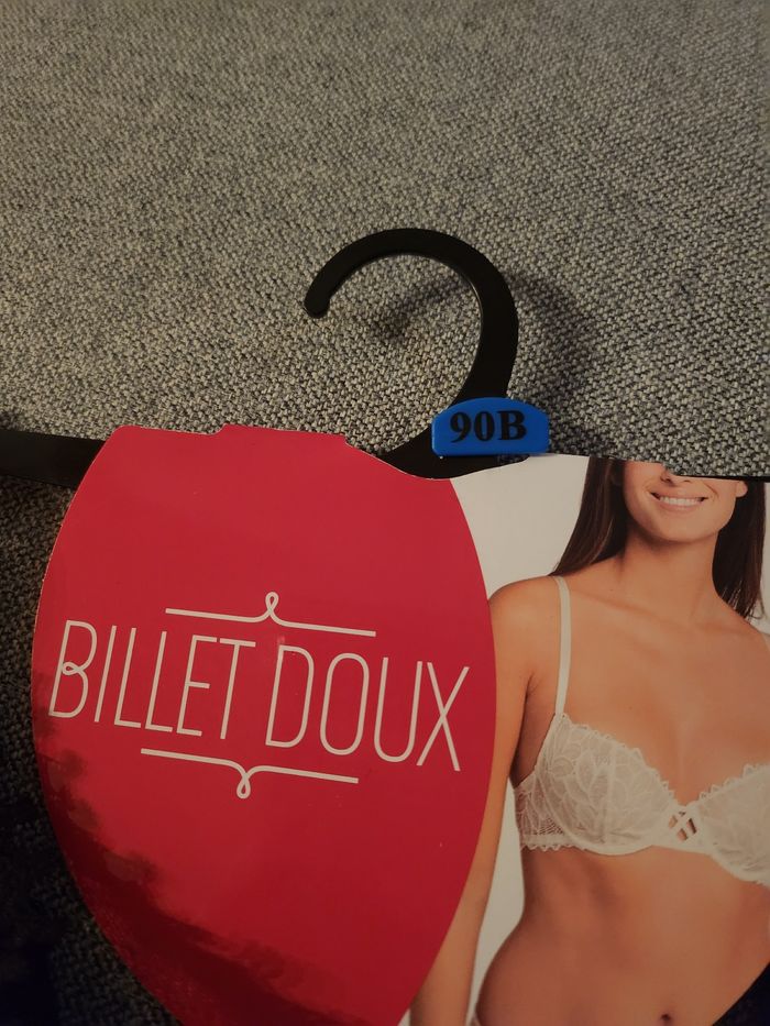Soutien gorge noir billet doux neuf 90 B - photo numéro 4