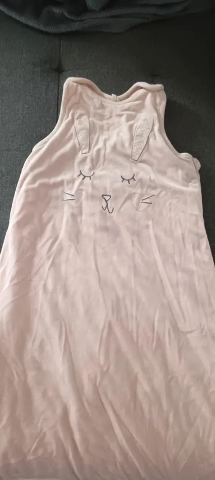 Turbulette rose lapin