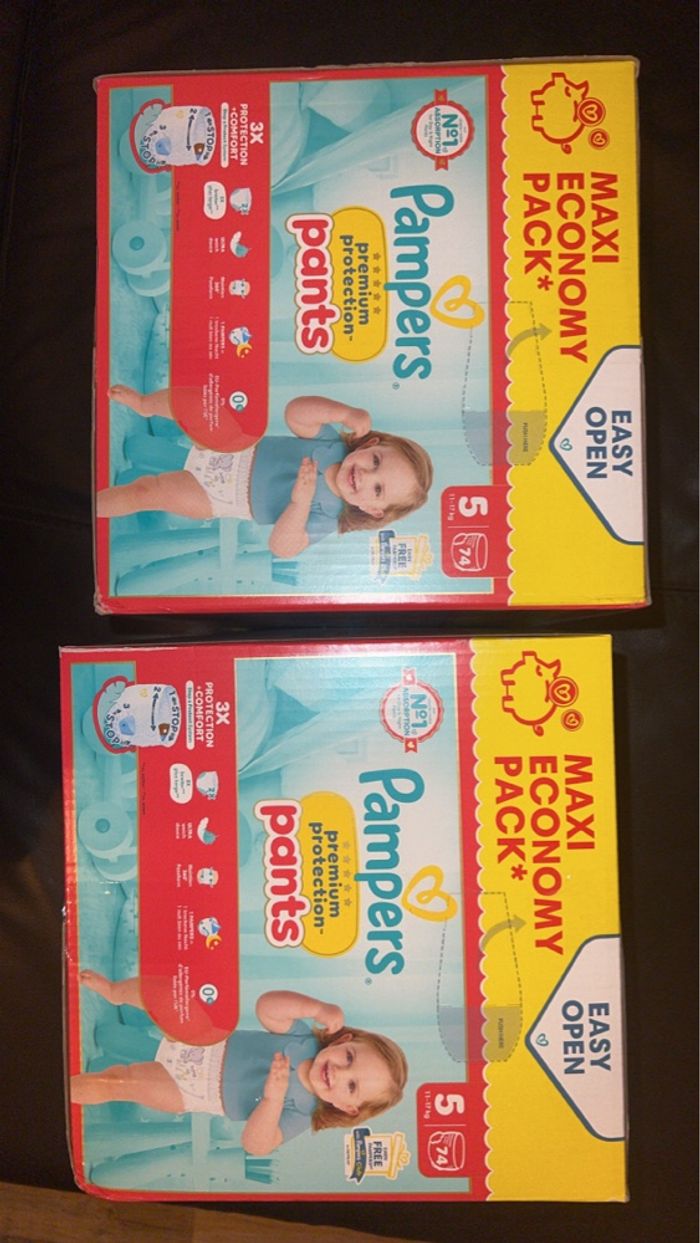 Couche Pampers taille 5 - photo numéro 2
