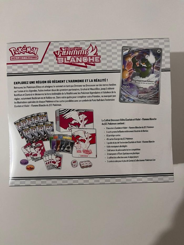 ETB Pokémon 10.5 Flamme Blanche & Foudre Noire - Neuf & Scellé - photo numéro 4