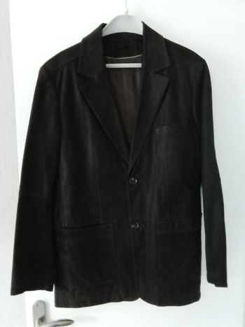 Veste Daim Marron Tres foncé