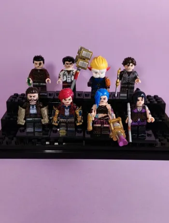Arcane - lot de 8 Mini figurines au format Lego