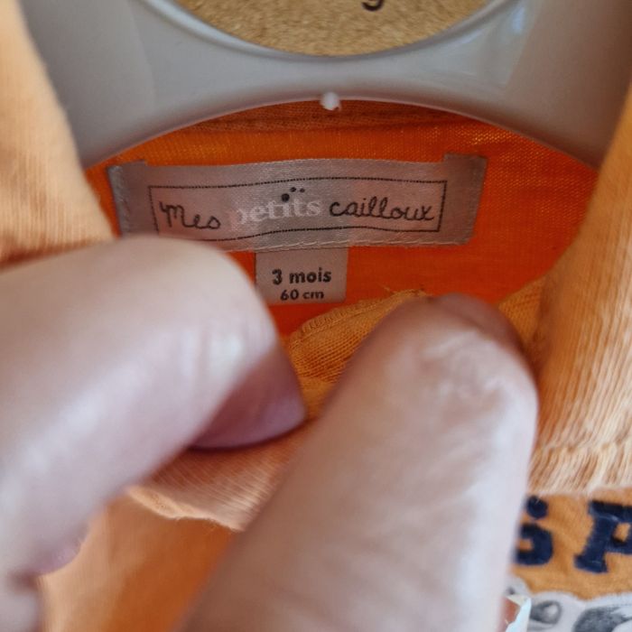 3 mois polo orange - photo numéro 3