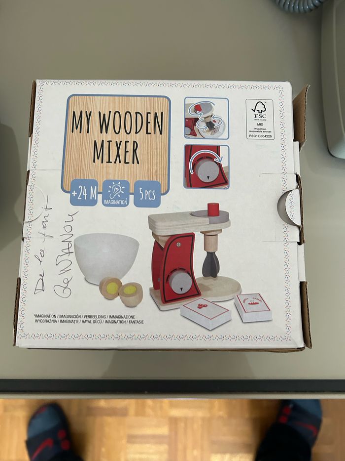 Mon mixeur en bois de chez wooden