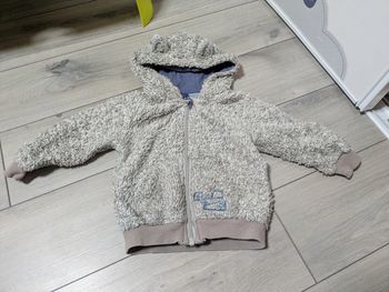 Veste chaude lupilu grise 24 mois