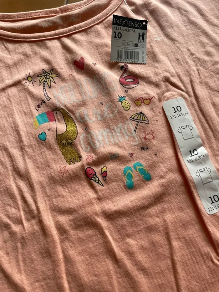Lot t shirts fille 10 ans - photo numéro 5