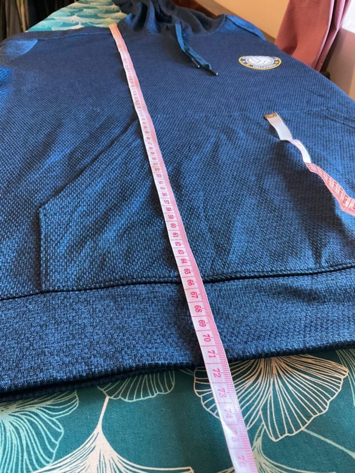 Sweat à capuche pour femme Adidas Club Cruz Volleyball bleu marine taille XLT 48T 50T 216 - photo numéro 12