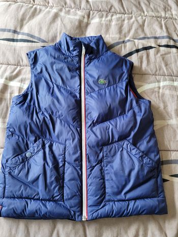 doudoune sans manche lacoste 10ans (18e)