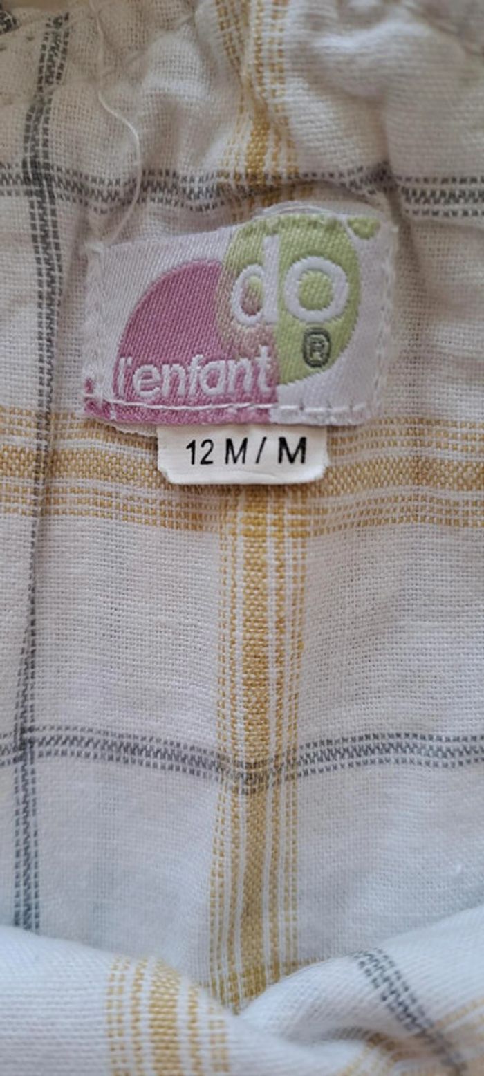 Salopette courte garçon avec bob 12 mois - photo numéro 5