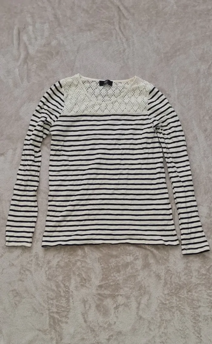 Pull marin le temps des cerises
