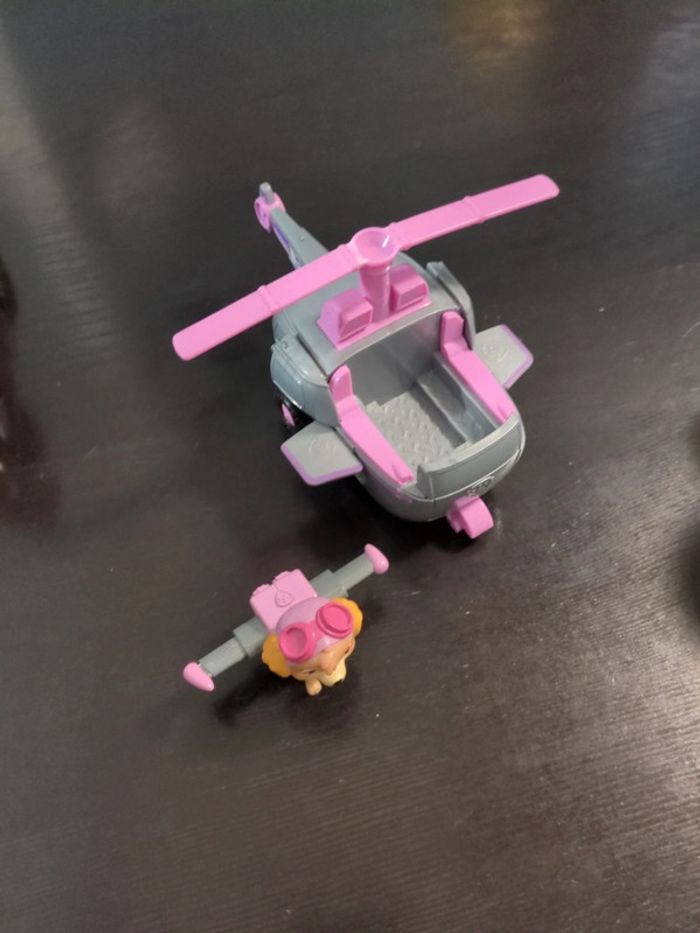 Véhicule avion hélicoptère stella figurine pat patrouille - photo numéro 2