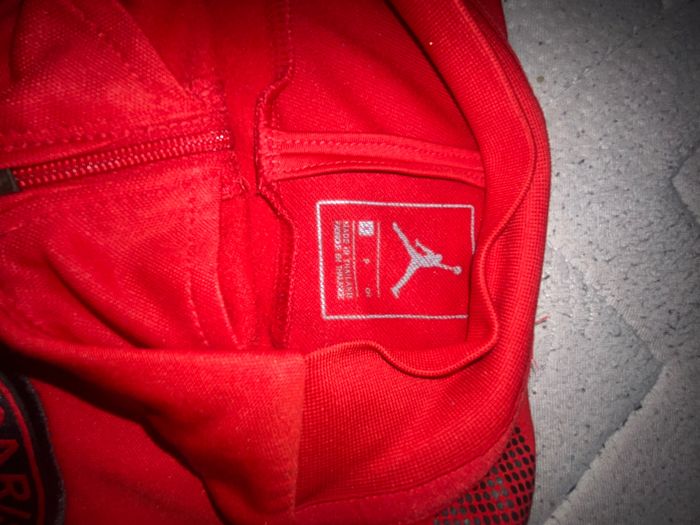 Pull à manches longues air Jordan rouge - photo numéro 4