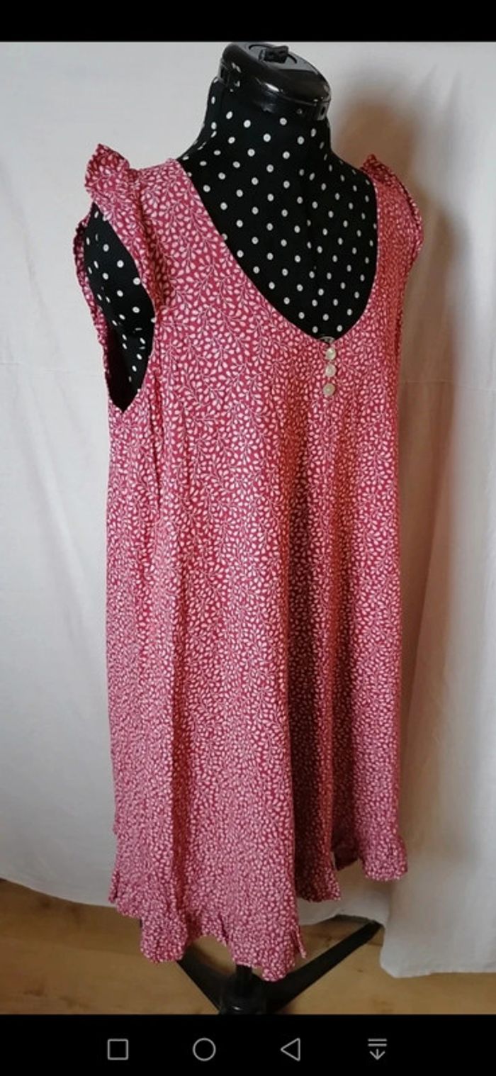 Robe mi-longue d'été fleurs Taille 3XL J. B Fashion - photo numéro 4