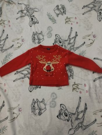 Pull de Noël Kiabi 36 mois
