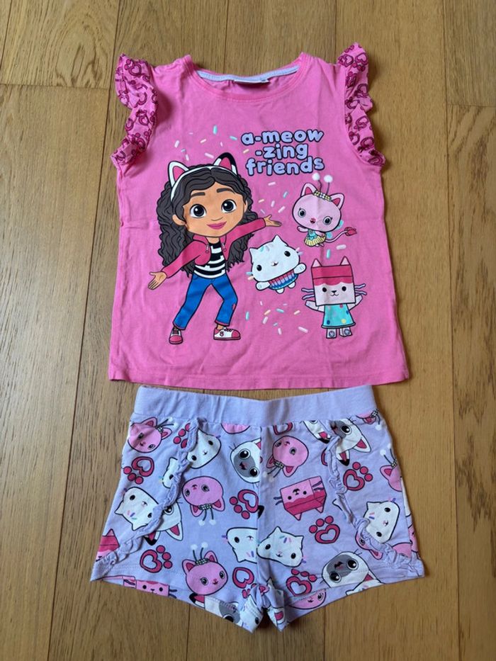 Pyjashort Gabby chat Gabby’s dollhouse 7/8 ans