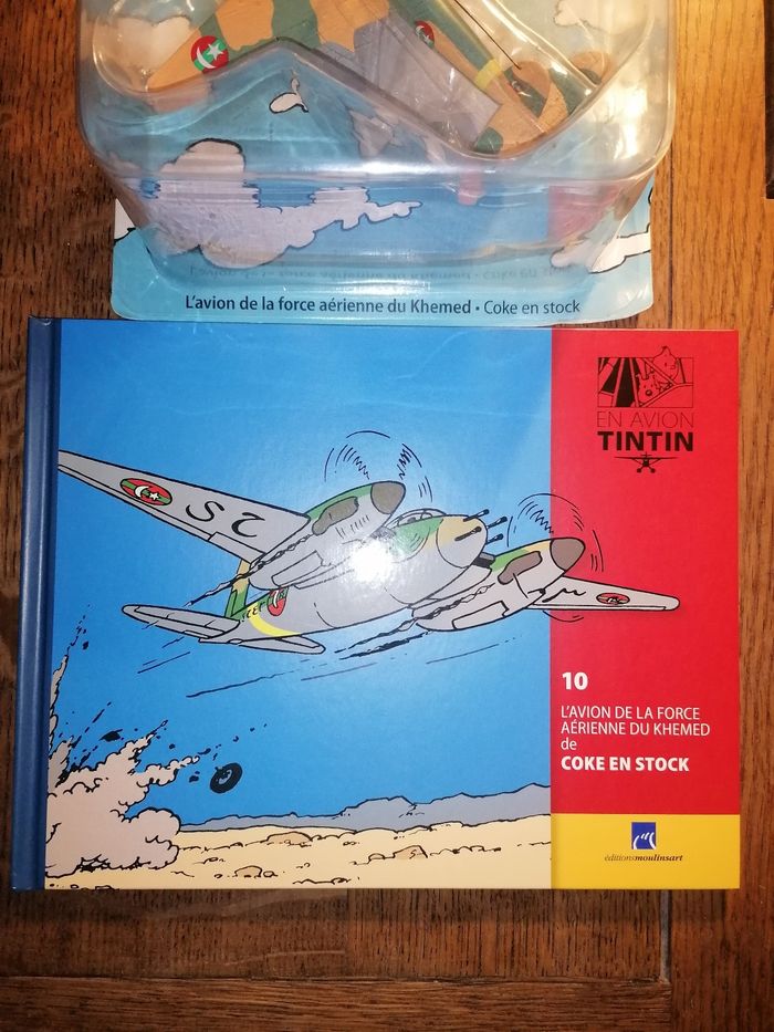 Tintin Avion N10 l avion de la force aérienne du Khemed - photo numéro 3