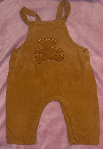 Salopette marron en 6 mois 