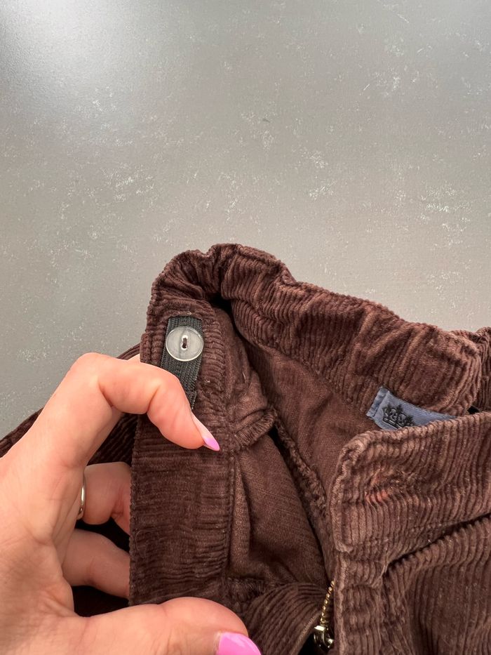 Short velours côtelé marron - photo numéro 3