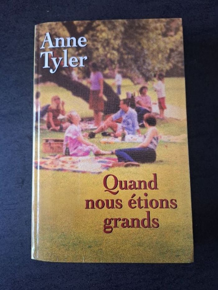 Roman Quand nous étions grands de Anne Tyler en bon état