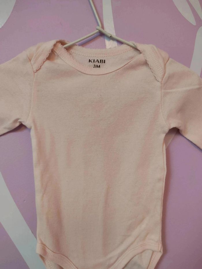 Lot de 3 body manches longues 3 mois - photo numéro 5