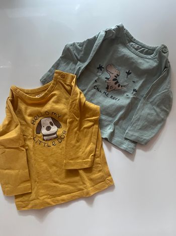 Lot de 2 t-shirt à manche longue