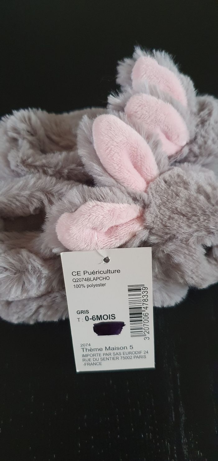 Chaussons bébé lapins 0-6 mois - photo numéro 3