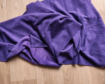Coupon 50cmx155cm bambou violet