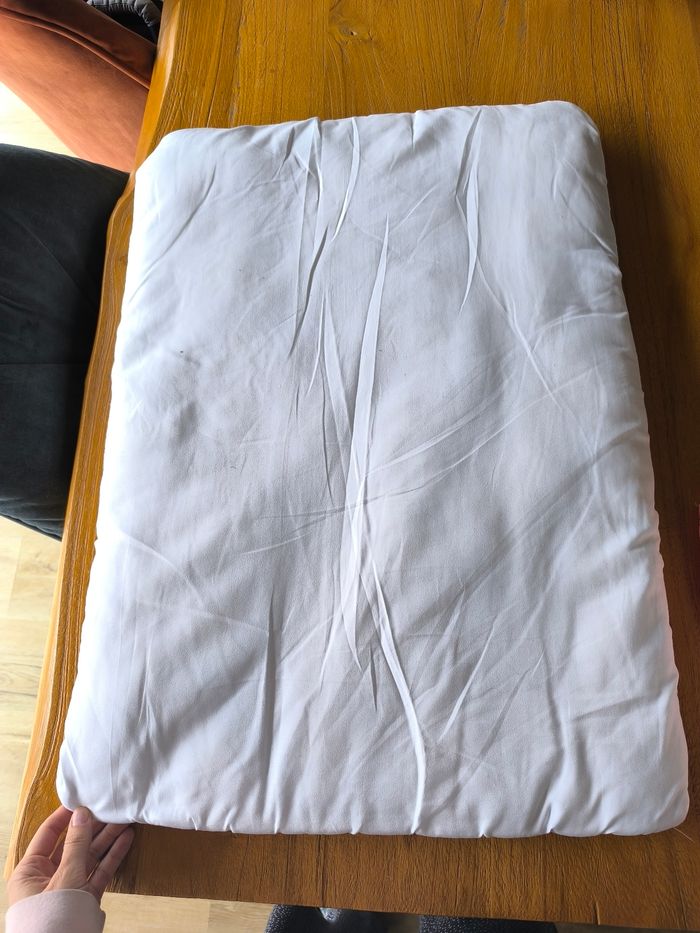 Matelas a langer+ housse verbaudet tissus vichy - photo numéro 6