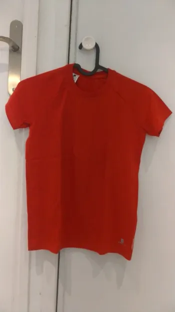 T-shirt uni rouge