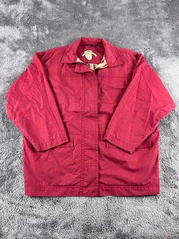 K-Way Golf Line Vintage Rouge Taille M – Imperméable Léger Rétro