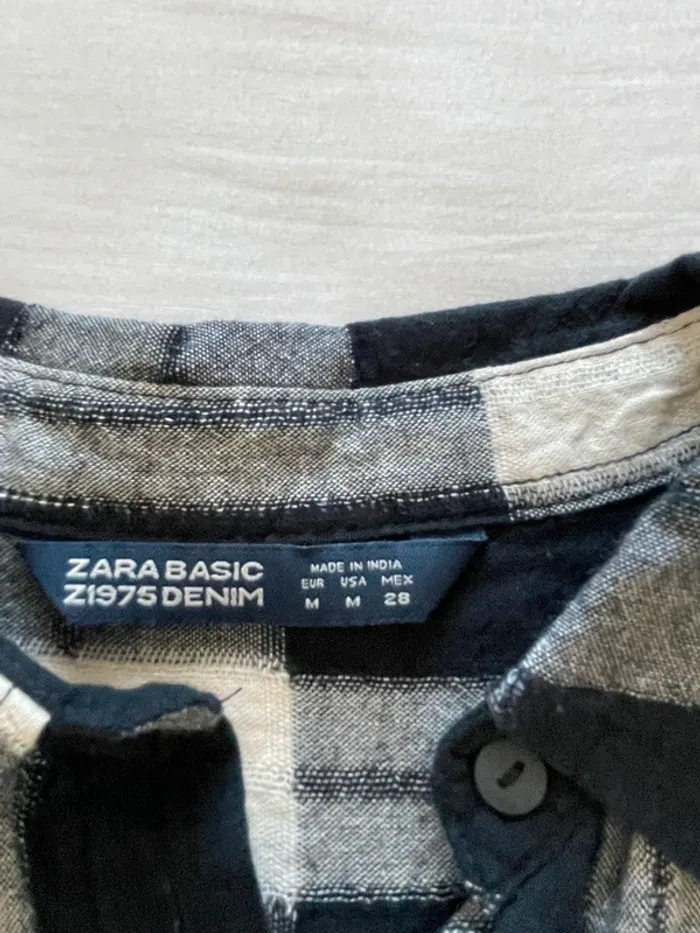 Chemise à carreaux Zara - photo numéro 2