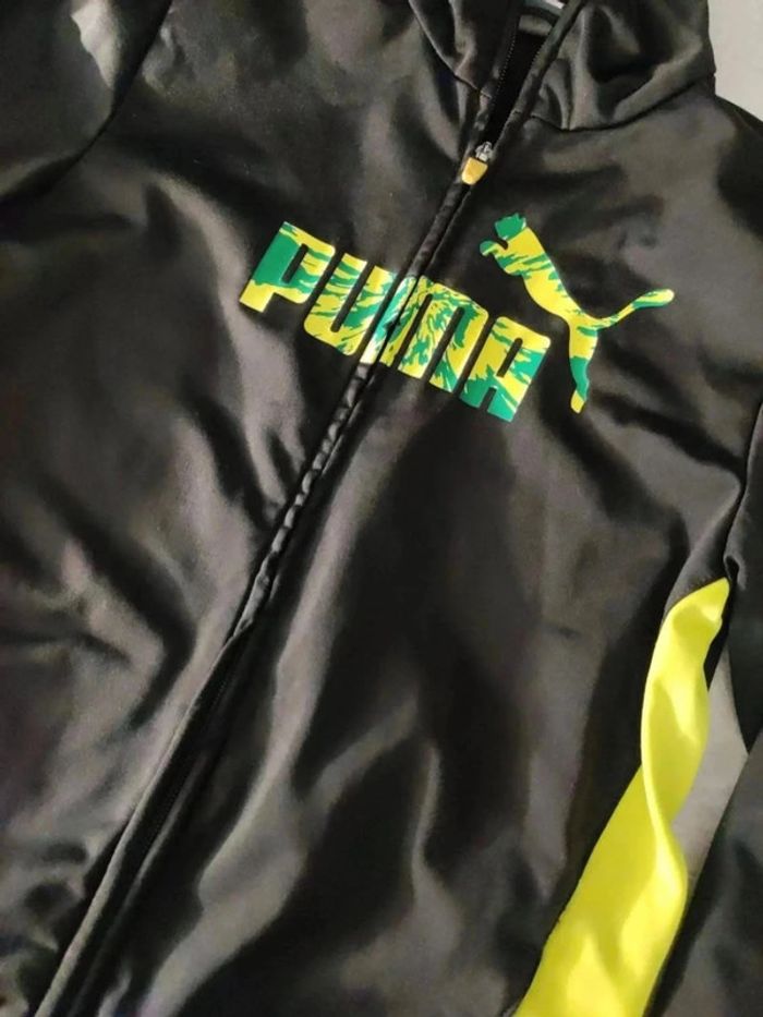 Jacket Puma Zip Garçon Noir - photo numéro 3