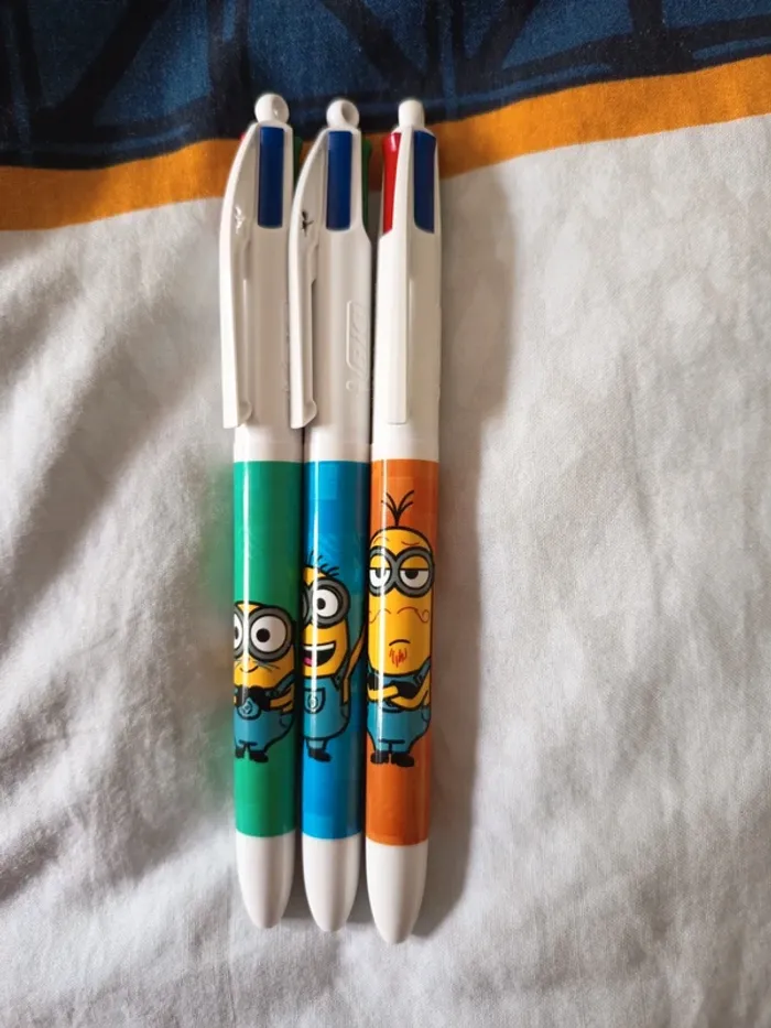 Stylos bic 4 couleurs les minions - photo numéro 2