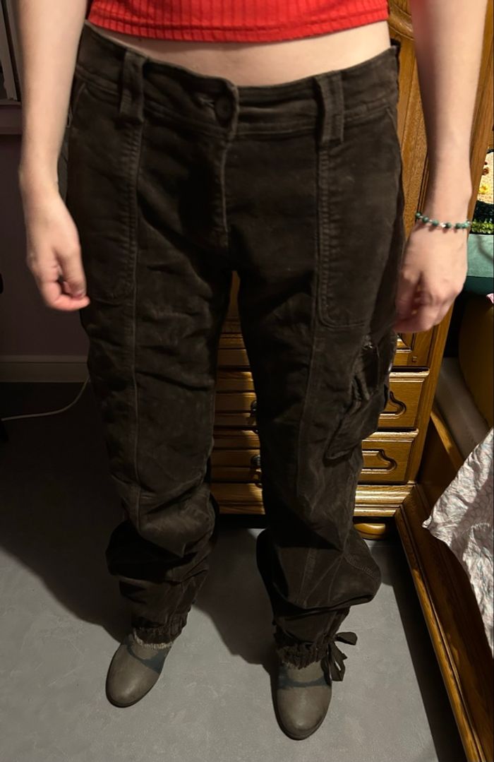 Jean en velours taille 38 Kiabi - photo numéro 4