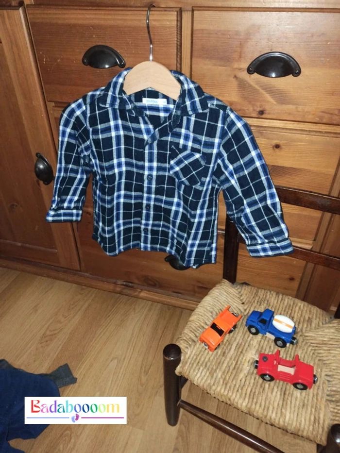 Chemise bout'chou 12 mois tbe