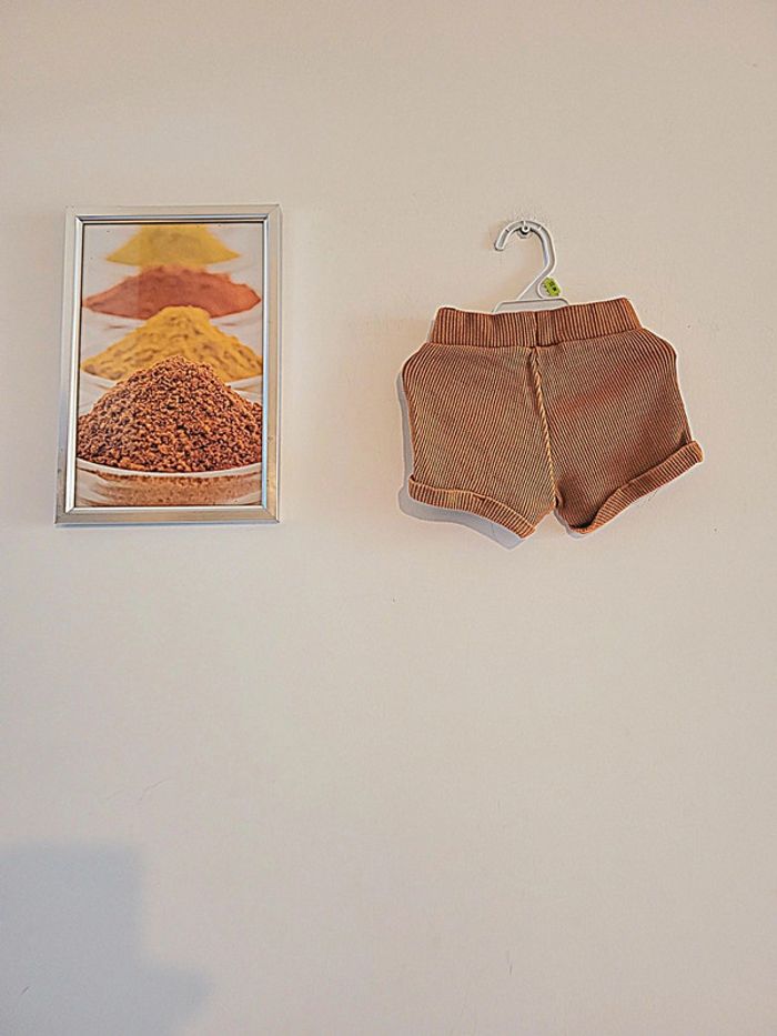 Short léger bébé garçon couleur marron - photo numéro 4