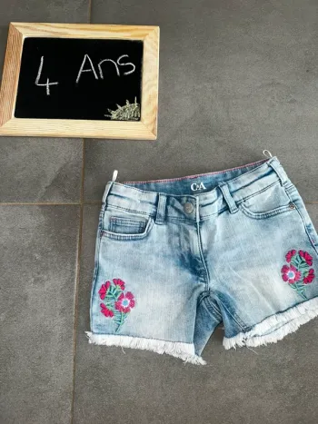 Short fille 4 ans