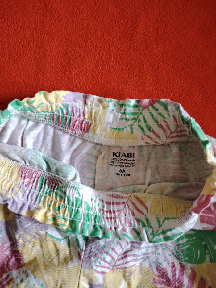 Short multi couleur motif feuille - photo numéro 3