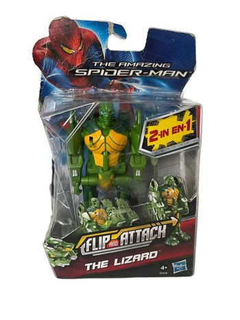 Figurine Marvel The Amazing Spider-Man 2 en 1 Flip and attack The Lizard Hasbro 2012 neuf