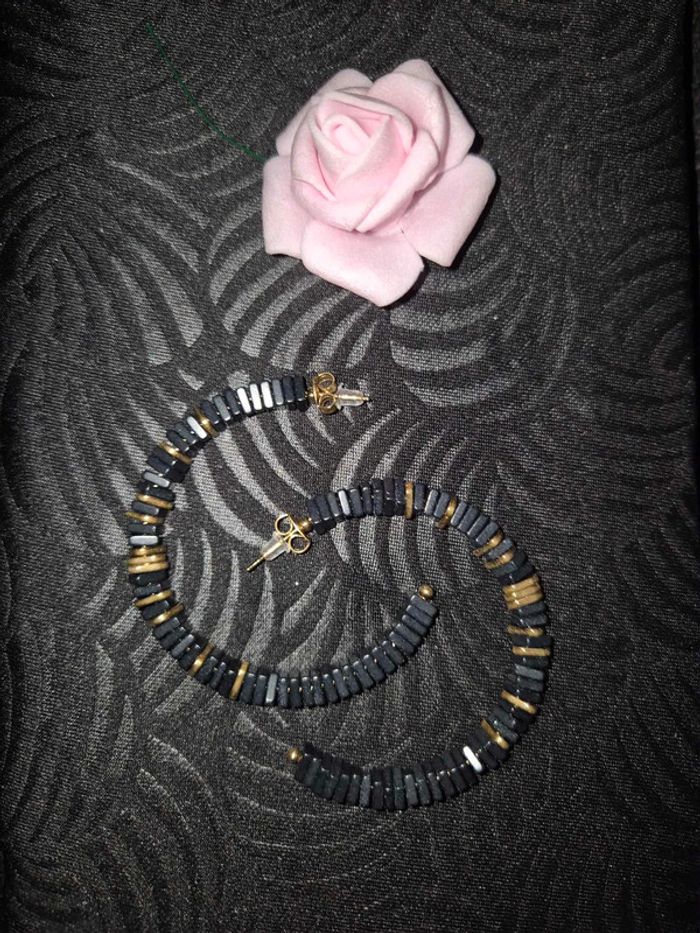 Boucles d'oreilles créoles bohm