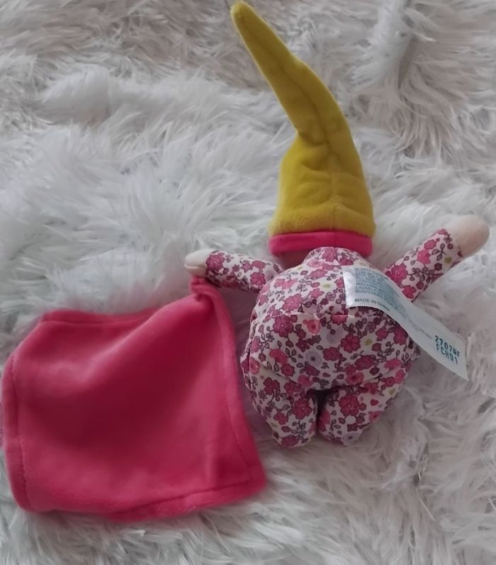 Doudou poupée mini rêve fleuris avec mouchoir- Corolle - photo numéro 2