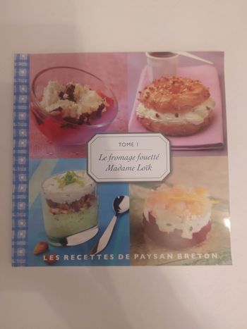 Livre cuisine fromage frais Loïck