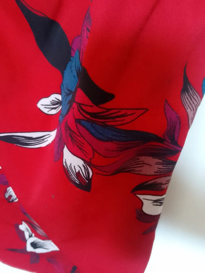 Pantalon rouge bohème taille 46 - photo numéro 4