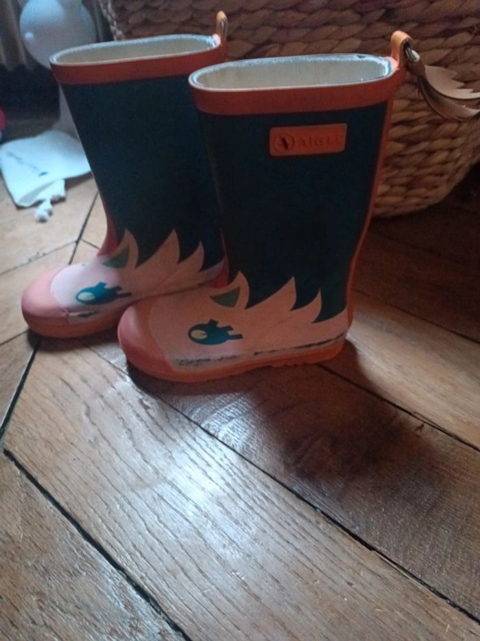 Bottes de pluie Aigle taille 25 - photo numéro 2
